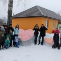 1,5 метровую «валентинку» соорудили в Череповце