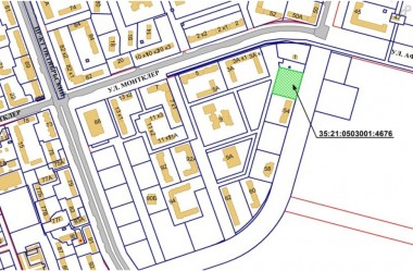 Реализуется участок площадью 5594 кв. м. в Череповце на улице Монтклер