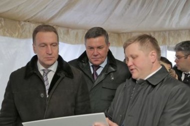 Первый заместитель председателя правительства РФ Игорь Шувалов прибыл в Череповец